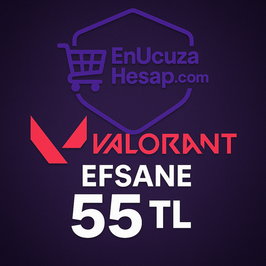 VALORANT EFSANE TR HESAP 50-120 SKIN GARANTILI !!